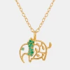 Chumbakdesign Watches & Jewellery The Only Elephant In The Room Necklace - Green Onyx