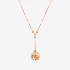 Chumbakdesign Seeing Pink Elephants Necklace - Diamonds