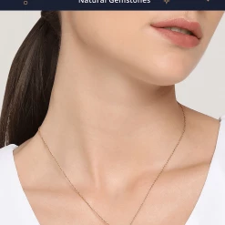 Chumbakdesign Aries Zodiac Necklace - Citrine, Diamond Watches & Jewellery