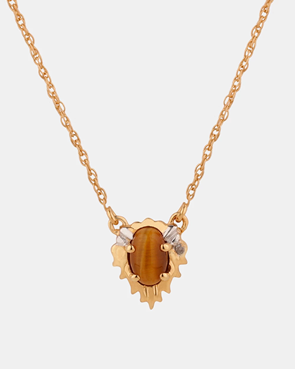 Chumbakdesign Leo Zodiac Necklace - Tiger Eye, Diamond Watches & Jewellery 3 Chumbakdesign Leo Zodiac Necklace - Tiger Eye, Diamond Watches & Jewellery