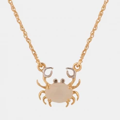 Chumbakdesign Cancer Zodiac Necklace - Moonstone, Diamond