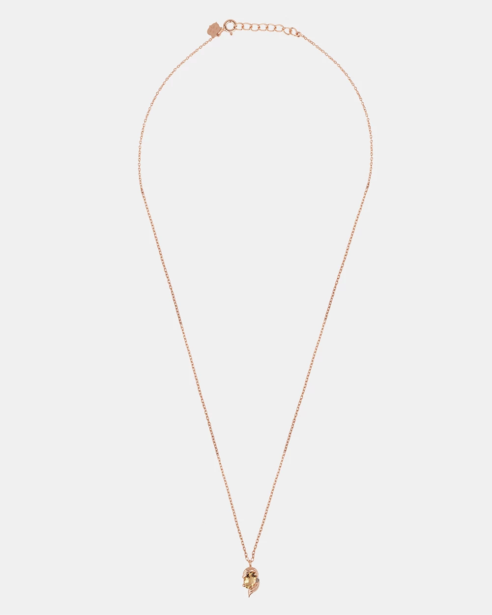 Chumbakdesign Virgo Zodiac Necklace - Citrine, Diamond 6 Chumbakdesign Virgo Zodiac Necklace - Citrine, Diamond