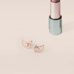 Chumbakdesign Love Struck Studs - Pink Pearl