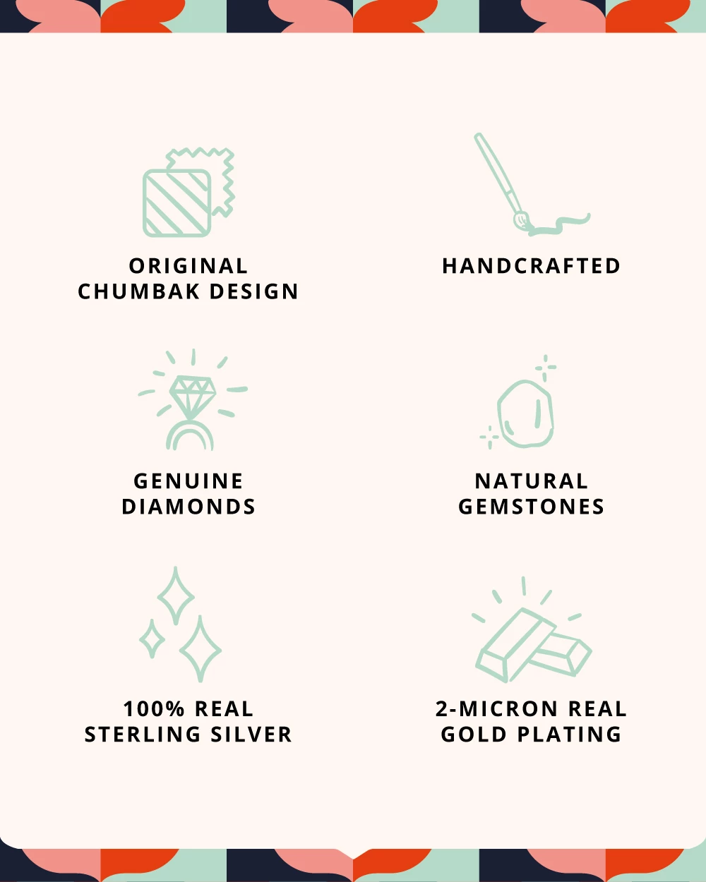 Chumbakdesign Wabi-sabi Earrings - Mother Of Pearls & Diamonds 8 Chumbakdesign Wabi-sabi Earrings - Mother Of Pearls & Diamonds