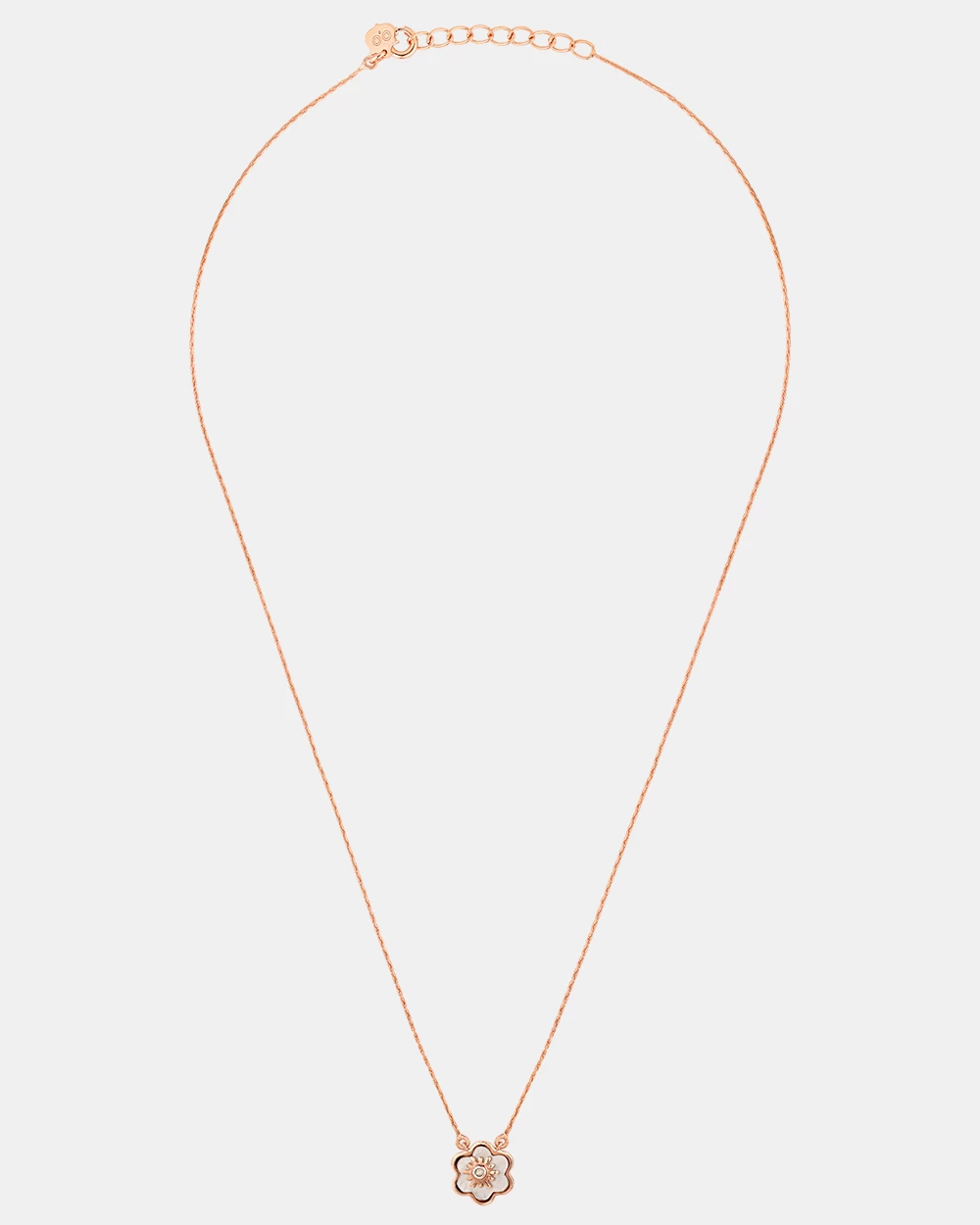 Chumbakdesign Watches & Jewellery Pearl Bloom Necklace - Mother Of Pearl & Diamonds 5 Chumbakdesign Watches & Jewellery Pearl Bloom Necklace - Mother Of Pearl & Diamonds