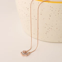 Chumbakdesign Watches & Jewellery Pearl Bloom Necklace - Mother Of Pearl & Diamonds 12 Chumbakdesign Watches & Jewellery Pearl Bloom Necklace - Mother Of Pearl & Diamonds