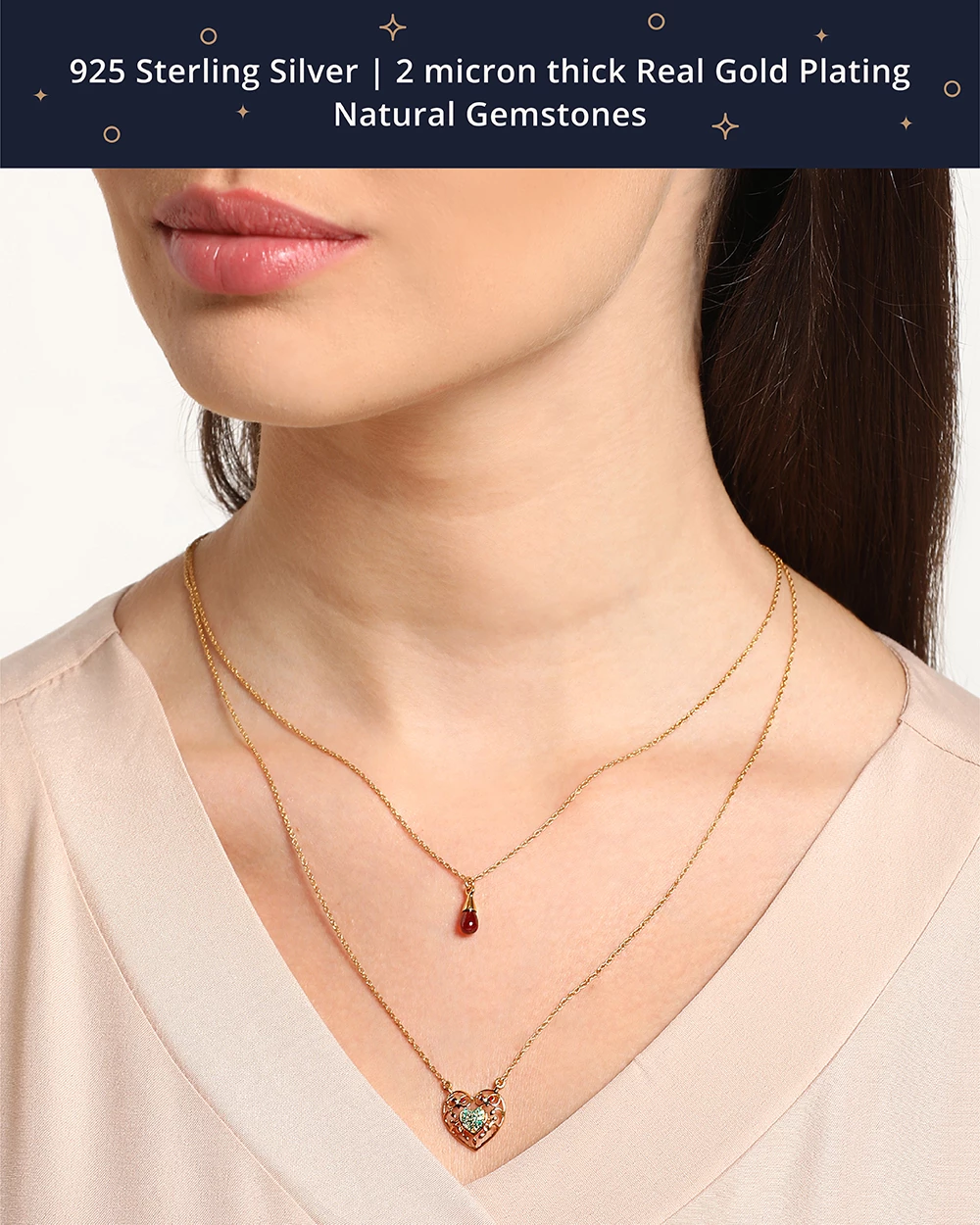 Chumbakdesign With Owl My Heart Necklace - Green Onyx Watches & Jewellery 9 Chumbakdesign With Owl My Heart Necklace - Green Onyx Watches & Jewellery