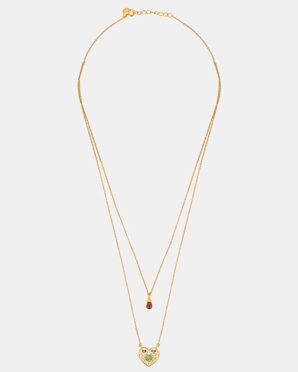 Chumbakdesign With Owl My Heart Necklace - Green Onyx Watches & Jewellery 5 Chumbakdesign With Owl My Heart Necklace - Green Onyx Watches & Jewellery