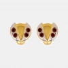 Chumbakdesign Lady Bird Studs – Red Garnet Watches & Jewellery 1 Chumbakdesign Lady Bird Studs – Red Garnet Watches & Jewellery