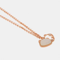 Chumbakdesign Watches & Jewellery Soul Panda Necklace - Mother Of Pearls & Diamonds