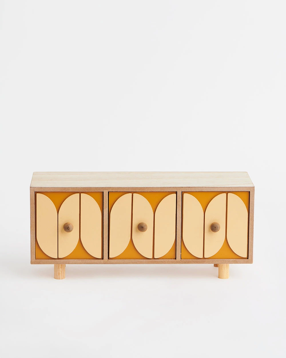 Chumbakdesign The 90'S Drawer Organiser- Yellow, 3 Drawers 4 Chumbakdesign The 90'S Drawer Organiser- Yellow, 3 Drawers