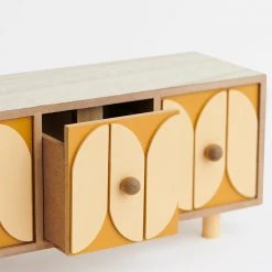 Chumbakdesign The 90'S Drawer Organiser- Yellow, 3 Drawers 10 Chumbakdesign The 90'S Drawer Organiser- Yellow, 3 Drawers