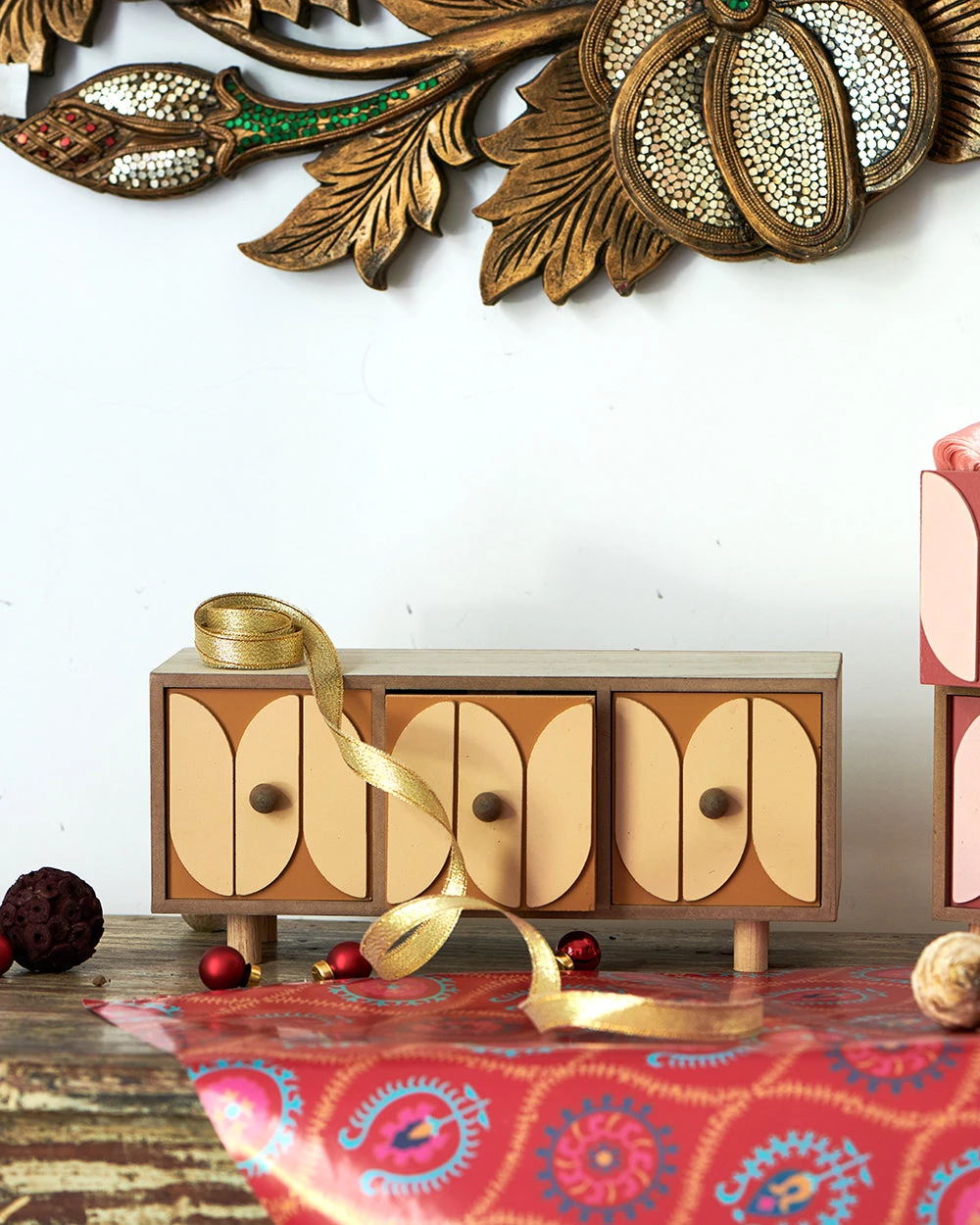 Chumbakdesign The 90'S Drawer Organiser- Yellow, 3 Drawers 3 Chumbakdesign The 90'S Drawer Organiser- Yellow, 3 Drawers