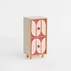 Chumbakdesign The 90'S Drawer Organiser -Red, 2 Drawers