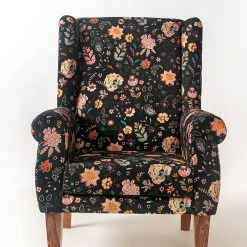 Chumbakdesign The Begum Wing Chair - Bohemian Paisleys