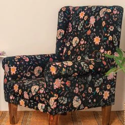 Chumbakdesign The Begum Wing Chair -Printed Furniture & Storage
