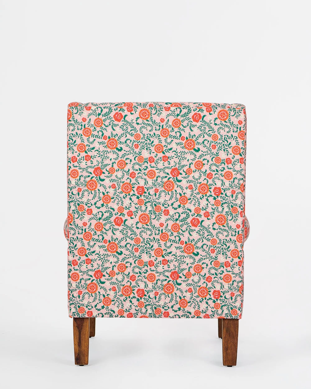 Chumbakdesign The Begum Wing Chair - Earthy Floral Furniture & Storage 5 Chumbakdesign The Begum Wing Chair - Earthy Floral Furniture & Storage