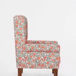 Chumbakdesign The Begum Wing Chair - Earthy Floral Furniture & Storage 12 Chumbakdesign The Begum Wing Chair - Earthy Floral Furniture & Storage
