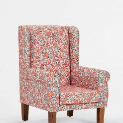 Chumbakdesign The Begum Wing Chair - Earthy Floral Furniture & Storage 13 Chumbakdesign The Begum Wing Chair - Earthy Floral Furniture & Storage