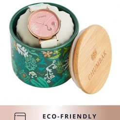 Chumbakdesign Stainless Steel Flamingo Paradise Watch