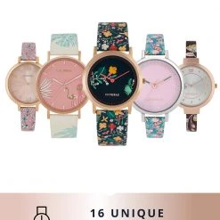 Chumbakdesign Stainless Steel Flamingo Paradise Watch
