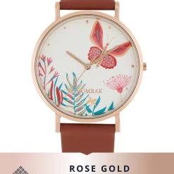 Chumbakdesign Stainless Steel Butterfly Watch