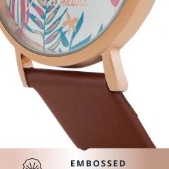 Chumbakdesign Stainless Steel Butterfly Watch