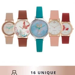 Chumbakdesign Stainless Steel Butterfly Watch