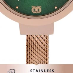 Chumbakdesign Stainless Steel Sacred Emerald Watch