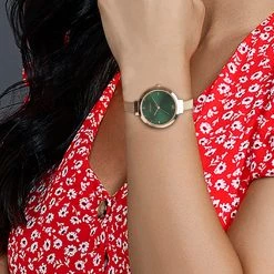 Chumbakdesign Stainless Steel Sacred Emerald Watch