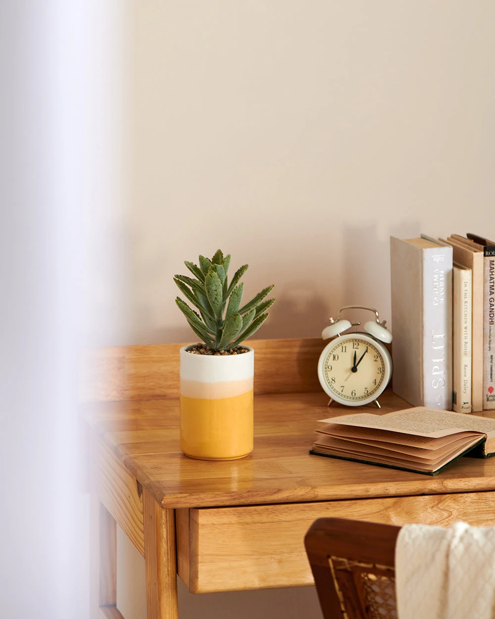 Chumbakdesign Decor & Living Sunrise Faux Planter - Yellow 3 Chumbakdesign Decor & Living Sunrise Faux Planter - Yellow