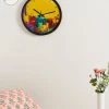 Chumbakdesign Teal By Chumbak | City Life Wall Clock - Black Rim Decor & Living