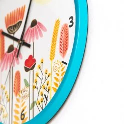 Chumbakdesign Decor & Living Teal By Chumbak | Sunshine State Wall Clock - Teal Rim