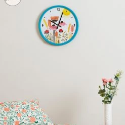 Chumbakdesign Decor & Living Teal By Chumbak | Sunshine State Wall Clock - Teal Rim