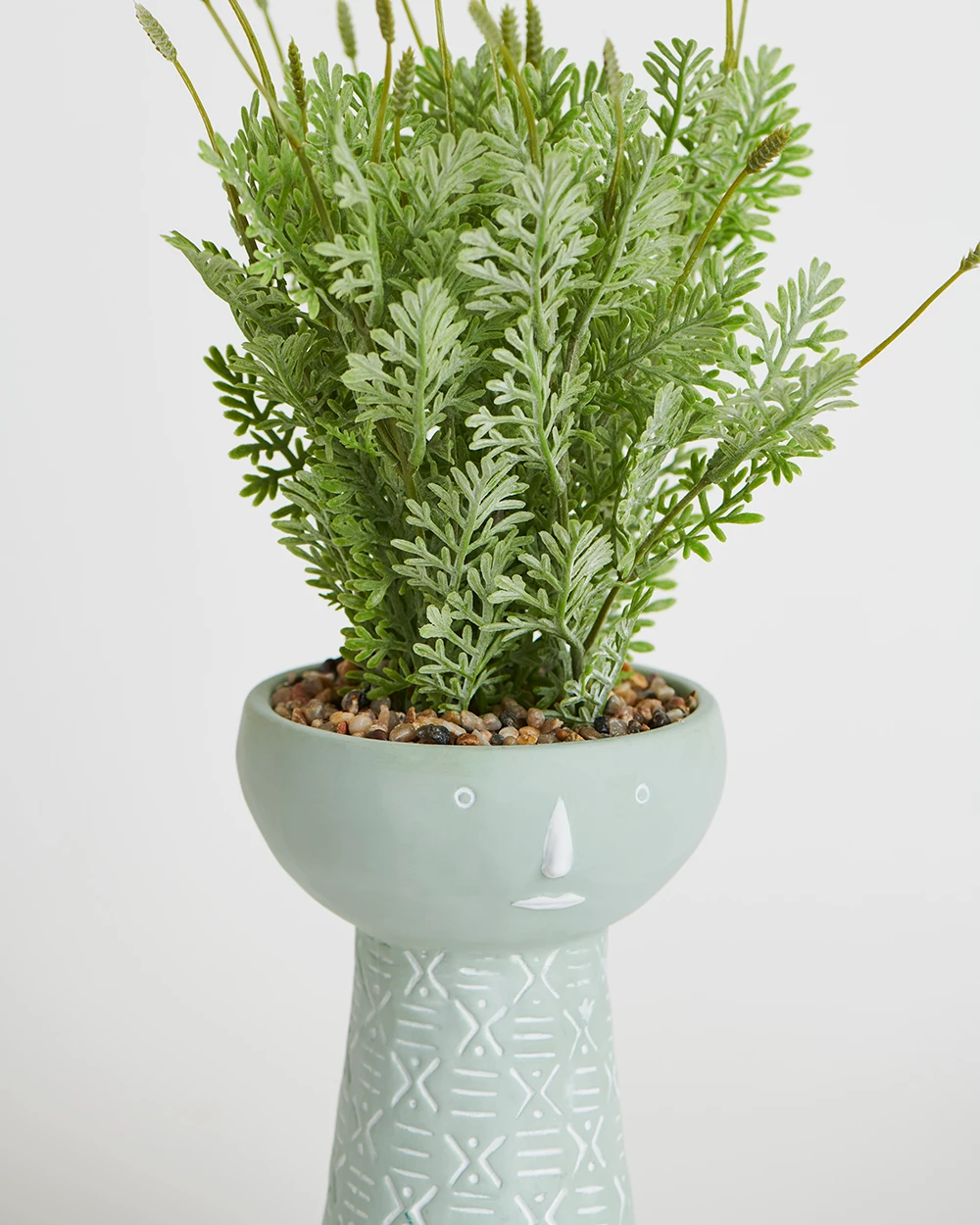 Chumbakdesign Tribal Tattoo On My Neck Faux Planter - Green Decor & Living 8 Chumbakdesign Tribal Tattoo On My Neck Faux Planter - Green Decor & Living