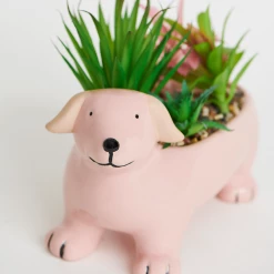Chumbakdesign Decor & Living The Good Boy Faux Planter - Pink