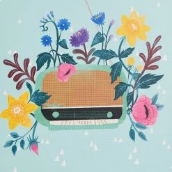 Chumbakdesign Vintage Radio Wall Art Decor & Living