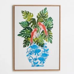 Chumbakdesign Persian Vase Blue Pottery Wall Art Decor & Living