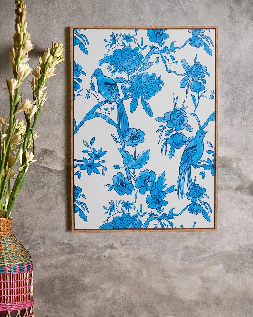 Chumbakdesign Persian Blue Pottery AOP Wall Art Decor & Living 3 Chumbakdesign Persian Blue Pottery AOP Wall Art Decor & Living