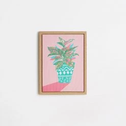 Chumbakdesign Plant Good Vibes Wall Art Decor & Living