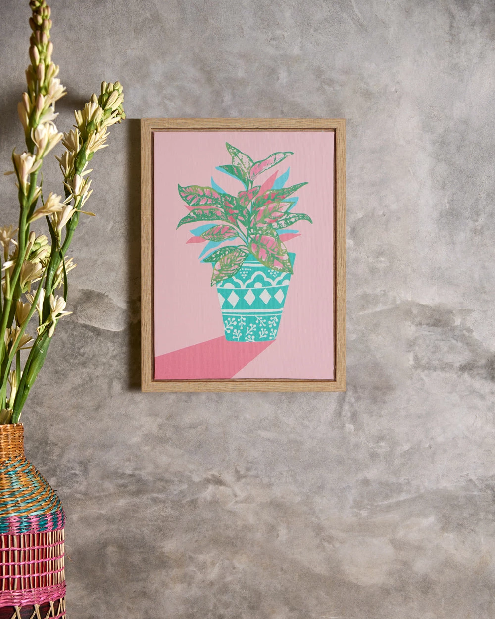 Chumbakdesign Plant Good Vibes Wall Art Decor & Living 3 Chumbakdesign Plant Good Vibes Wall Art Decor & Living