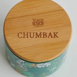 Chumbakdesign Dining & Kitchen Tropical Ikkat Storage Jar 9 Chumbakdesign Dining & Kitchen Tropical Ikkat Storage Jar