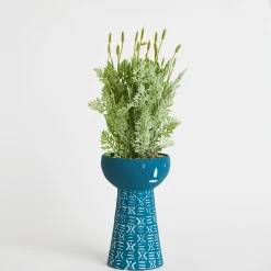 Chumbakdesign Tribal Tattoo On My Neck Faux Planter - Grey