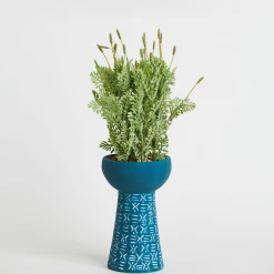 Chumbakdesign Tribal Tattoo On My Neck Faux Planter - Grey