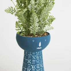 Chumbakdesign Tribal Tattoo On My Neck Faux Planter - Grey