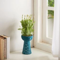 Chumbakdesign Tribal Tattoo On My Neck Faux Planter - Grey