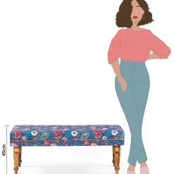 Chumbakdesign Furniture & Storage Nawaab Bench - India Paisleys 15 Chumbakdesign Furniture & Storage Nawaab Bench - India Paisleys