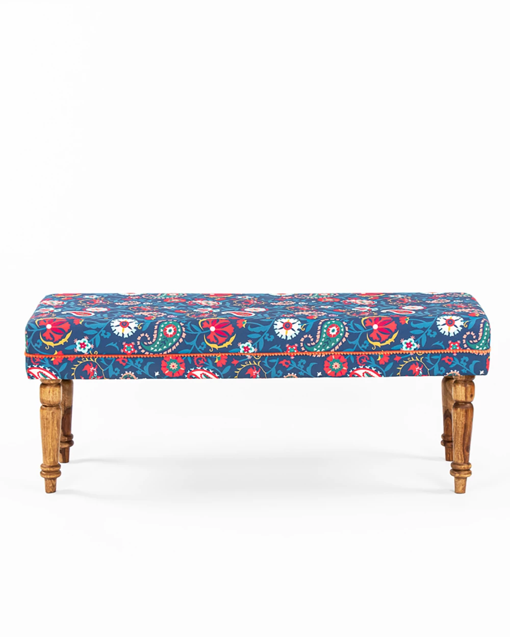 Chumbakdesign Furniture & Storage Nawaab Bench - India Paisleys 4 Chumbakdesign Furniture & Storage Nawaab Bench - India Paisleys