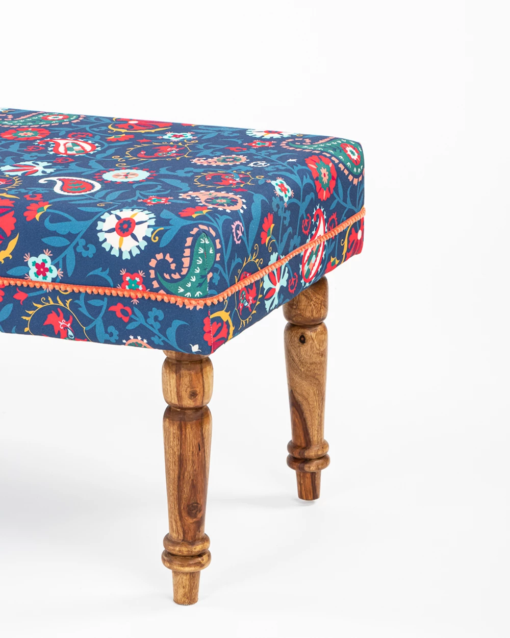 Chumbakdesign Furniture & Storage Nawaab Bench - India Paisleys 6 Chumbakdesign Furniture & Storage Nawaab Bench - India Paisleys