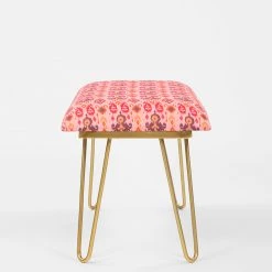 Chumbakdesign Kitsch Bench-Pink Ikkat